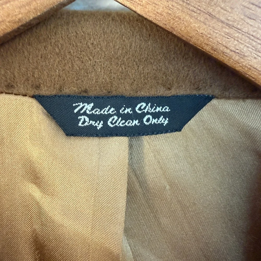 Coconut Grove 100% Cashmere Blazer Mens Large Camel Brown Sport Coat‎ Luxury